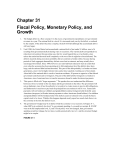 Chapter 31 Fiscal Policy, Monetary Policy, and Growth