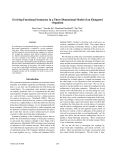 Evolving Functional Symmetry in a Three Dimensional Model of an