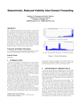 Deterministic, Reduced-Visibility Inter-Domain