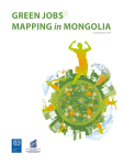 Mongolia Green Jobs Mapping - Partnership for Action on Green