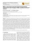 Melon crops improvement through biotechnological techniques for