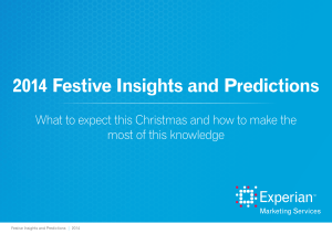 2014 Festive Insights and Predictions