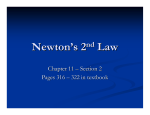 Newton`s 2 Law
