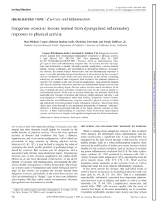 Dangerous exercise: lessons learned from dysregulated