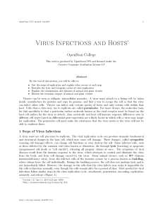 Virus Infections and Hosts