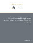 Climate Change and Cities in Africa