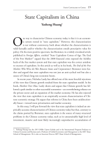 State Capitalism in China