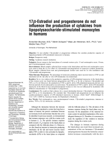 17Я-Estradiol and progesterone do not influence the