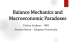 Balance Mechanics and Macroeconomic Paradoxes