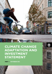 climate change adaptation and investment statement