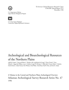 Archeological and Bioarcheological Resources of the