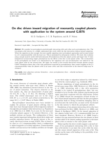 On disc driven inward migration of resonantly coupled planets with