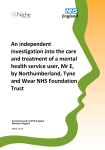 An independent investigation into the care and