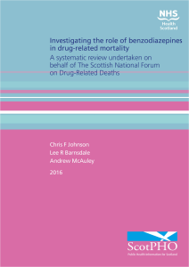 Investigating the role of benzodiazepines in drug-related