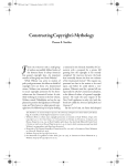 Constructing Copyright`s Mythology