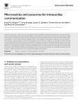 Microvesicles and exosomes for intracardiac communication