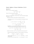 Linear Algebra 1 Exam 2 Solutions 7/14/3