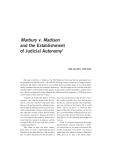 Marbury v. Madison - Blackwell Publishing