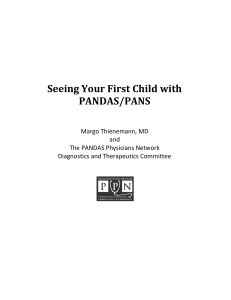 PPN Seeing Your First Child with PANDAS PANS