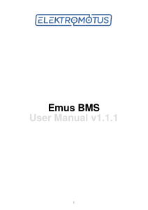 Emus BMS User Manual v1.1.1
