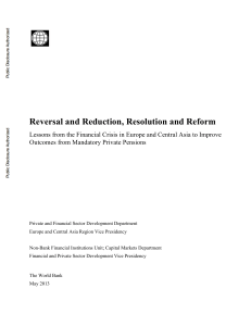 Reversal and Reduction, Resolution and Reform