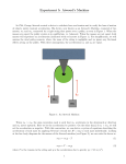 Experiment 5 - Atwood`s Machine