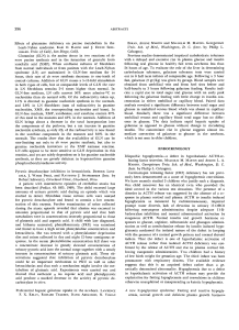 Effects of glutamine deficiency on purine metabolism in the