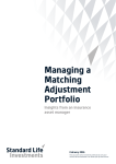 Managing a Matching Adjustment Portfolio