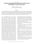 the relationships between gdp, export and investment: case study iran