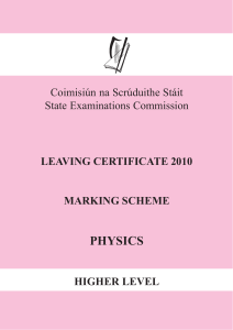 Paper (marking scheme)