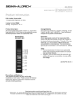 DNA Ladder, Supercoiled (D5292) - Datasheet - Sigma