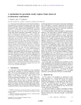 A mechanism for preseismic steady rupture fronts observed in