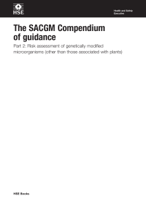 The SACGM Compendium of guidance - Part 2: Risk