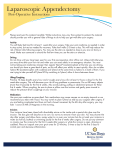 Laparoscopic Appendectomy