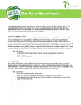 Man Up on Men`s Health