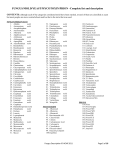 FUNGUS/MOLD/YEAST/MYCOTOXIN/PRION –Complete list