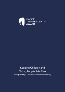 Keeping Children and Young People Safe Plan