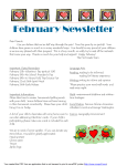 February newsletter
