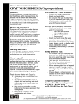 Cryptosporidiosis Fact Sheet (PDF)