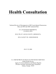 Health Consultation: Technical Review of Discrepancies in 2002 Laser Induced Fluorescence Data, and 2003 and 2004 Analytical Data, Jul. 2006 (PDF: 2,362KB/16 pages)