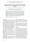 Experimental and numerical study of modulation of ionization front propagation velocity in ?s helium plasma gun discharge with nitrogen admixture