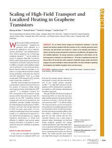 Scaling of High-Field Transport and Localized Heating in Graphene Transistors