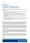 Monthly markets review February 2015