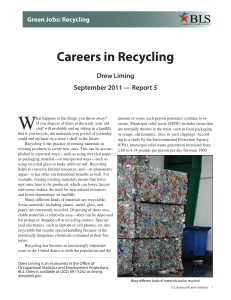 PDF Version of Careers in Recycling