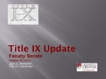 Title IX Update Powerpoint