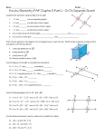 Review Chapter 3 Part 1