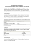 CAGS Clinical Mental Health Counseling Disclosure