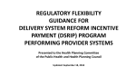 Regulatory Flexibility Guidance Presentation