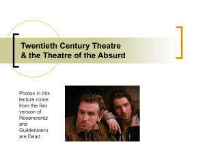 Lec #12 Theatre of Absurd