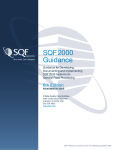 Guidance for Developing, Documenting and Implementing an SQF 2000 System